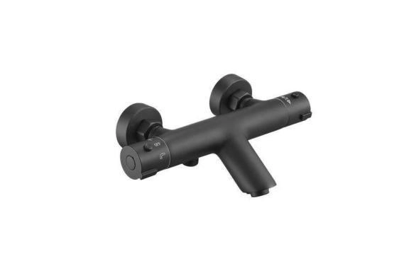 Смесител для душа ESKO с термостатом Mikros T3054 Black черный