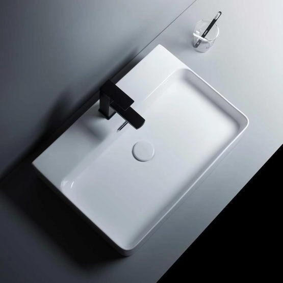 Раковина Vincea VBS-303, 600*420*130 накладная, цвет белый фарфор