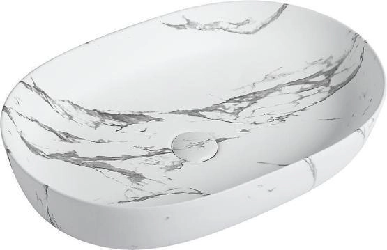 Раковина SantiLine SL-7022MM керамическая, накладная