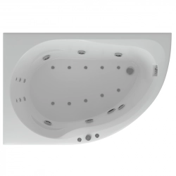 Ванна АКВАТЕК Вирго 150х100 НМ (пневматика) левая