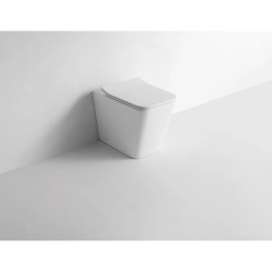 Унитаз CeramaLux NS 3170 54x36х41 см безободковый сиденье микролифт приставной