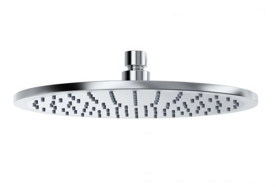 Верхний душ Kludi A-Qa 6432505-00 D25 см круглый, плоский 8 мм, цвет хром