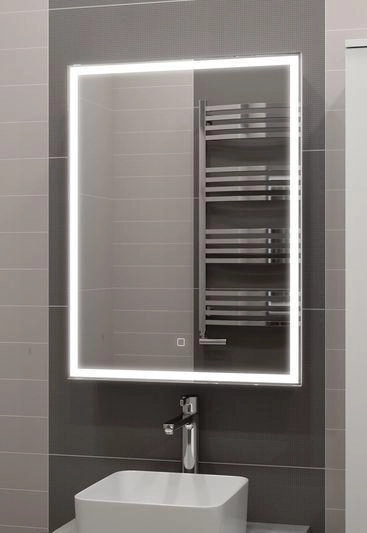 Зеркало шкаф Континент Allure LED 600x800 с подсветкой правый MBK005