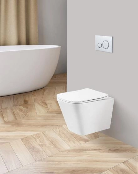 Унитаз Belbagno ARDENTE-R BB520CHR подвесной безободковый 49 см