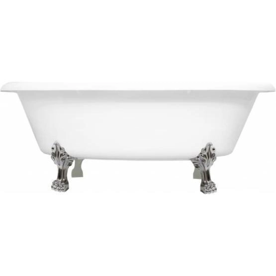 Ванна AquaStone Оливия ножки хром 180х90 иск. камень