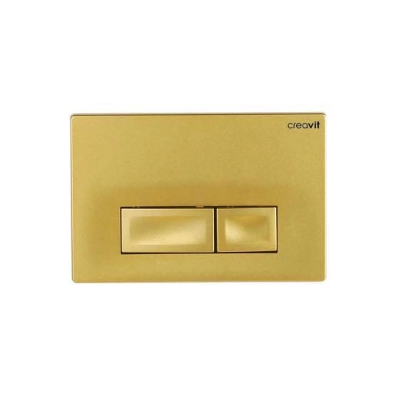 Кнопка для инсталляции CREAVIT ORE золото матовая GP3006.00