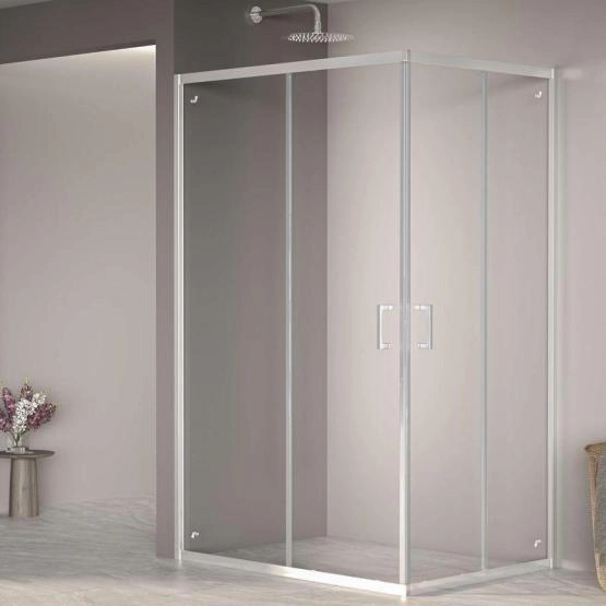 Душевой уголок RGW PA-040 Passage 90x100 Хром прозрачное