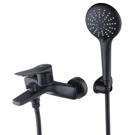 Смеситель Lemark Bronx LM3714BL для ванны , черный