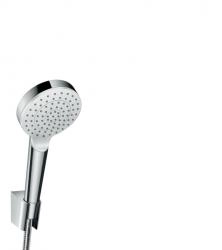 Душевой гарнитур Hansgrohe Crometta 1jet, 1,60 м 26567400 хром-белый