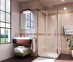 Душевой уголок WasserKraft Main 41S19 100x100 см , квадрат, с раздвижными дверьми