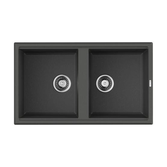 Кухонная мойка Omoikiri Tedori 86-2-PL Tetogranit/платина 4993931