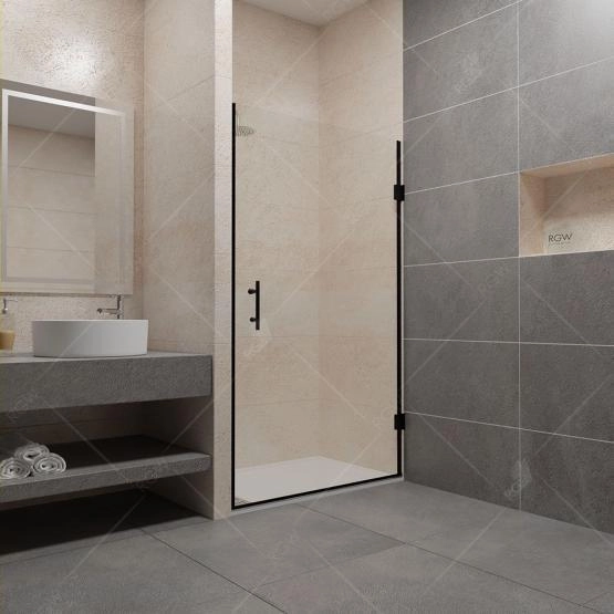 Душевая дверь RGW PA-06B Passage Easy Clean 80 см Черный профиль