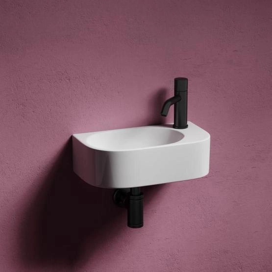 Умывальник подвесной прямоугольный (чаша слева, отверстие под смеситель справа) Element 409x224x110мм