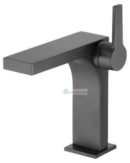 Смеситель для умывальника Keuco Edition 11 51102130000 Хром черный шлифованный