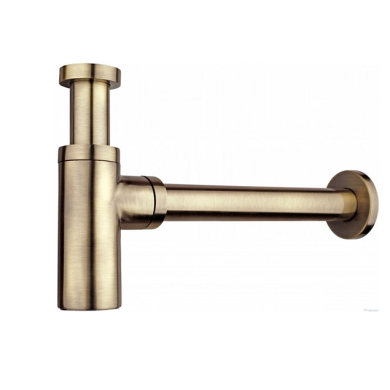 Сифон CeramaLux RD016 для раковины бронза