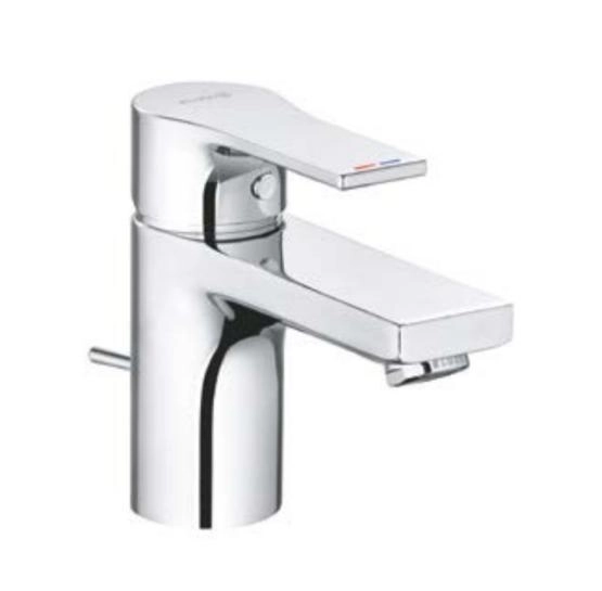 Смеситель Kludi Zenta Sl 482600565 для раковины 75, донный клапан, хром