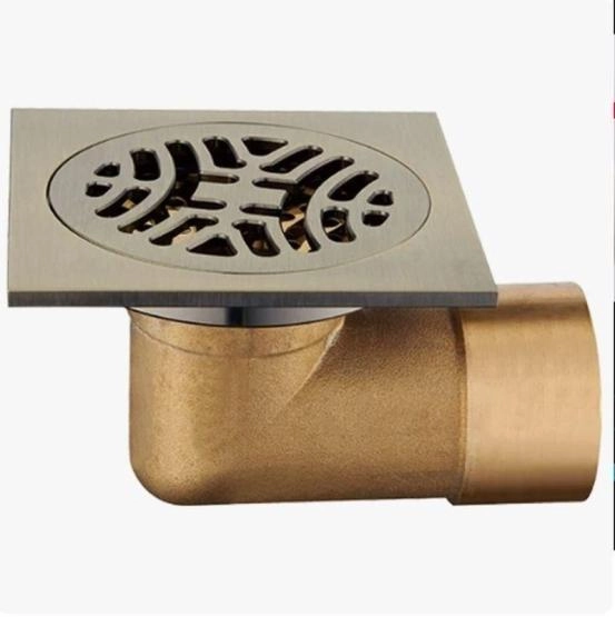 Душевой трап Gappo G81006-4 бронза 100x100мм