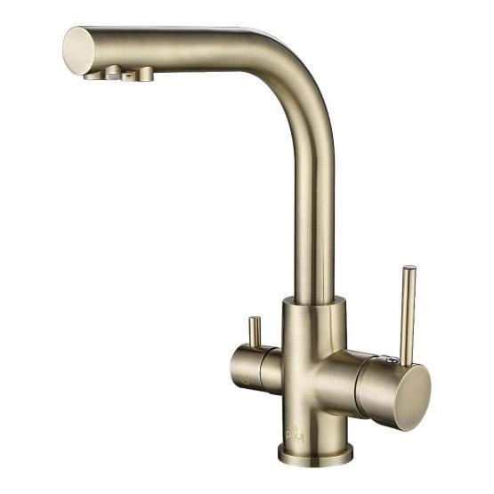 Смеситель для кухни Paulmark ESSEN, бронза, 213011-BR