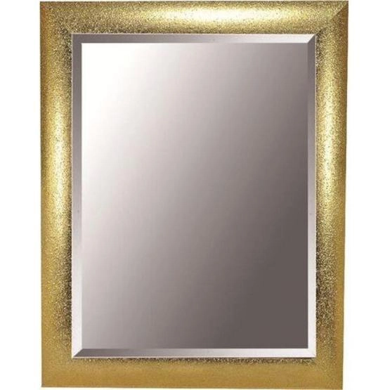 Зеркало Boheme Wind прямоугольное 75х95 531, золото, пескоструйное напыление ручной работы на раме из массива дерева