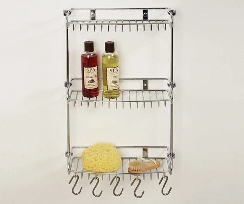 Этажерка настенная WasserKraft K-1433 30 см хром