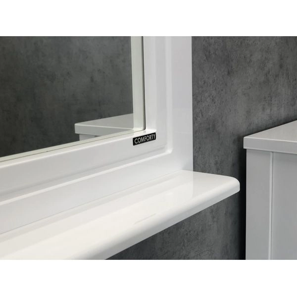 Зеркало Comforty Павия-100 белый глянец