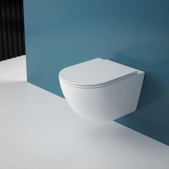 Унитаз ESBANO FORTEX-53T торнадо безободковый подвесной белый 530x360x360