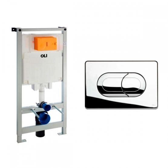 Инсталляция Oli 80 300573pSA00 с клавишей смыва SALINA для унитаза
