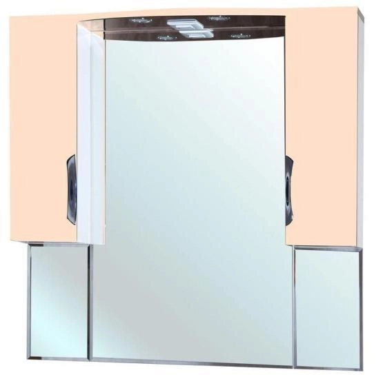 Зеркало-шкаф Bellezza Лагуна 105 с подсветкой бежевый