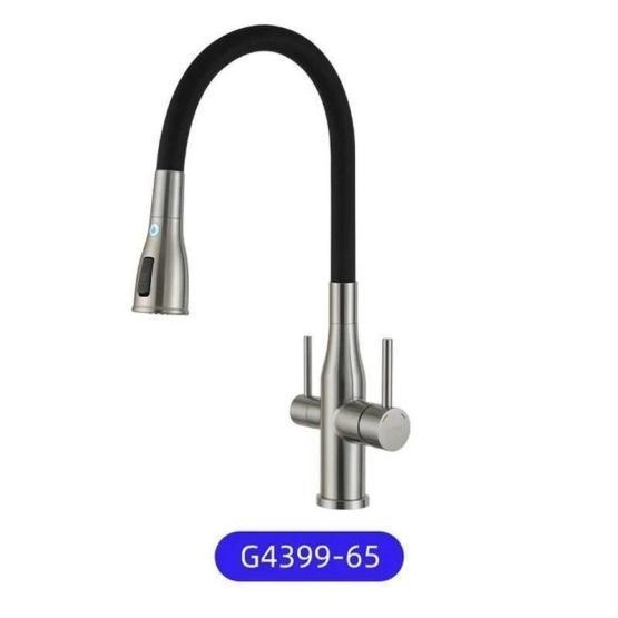 Смеситель Gappo G4399-65 для кухни фильтр д/питьевой воды /сатин