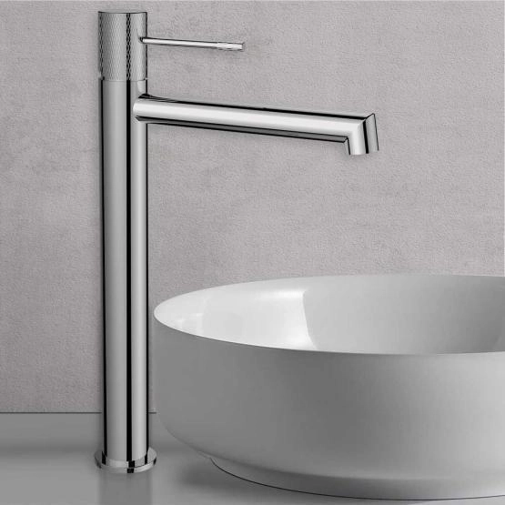 Смеситель высокий для раковины Vincea Desire VBF-1D2CH однорычажный, хром