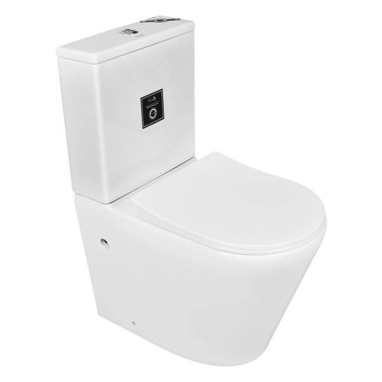 Унитаз EMMY 8004 напольный с бачком и сиденье микролифт термопласт