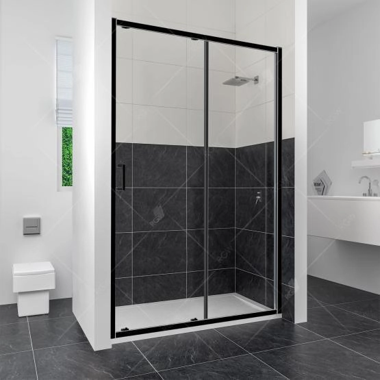 Душевая дверь RGW Classic CL-14B 150 см стекло прозрачное/профиль черный 32091415-14