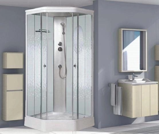 Душевая кабина Niagara Ultra NG-2306-01 (900х900х2200) низкий поддон(16см) стекло МОЗАИКА