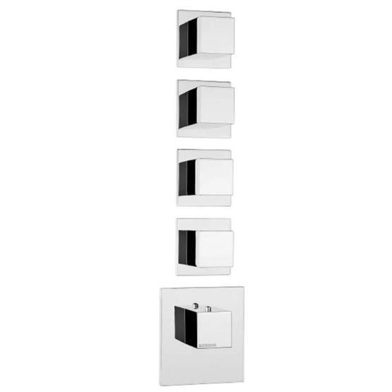 Термостат для ванны с душем Bossini Cube Z032208.030, хром