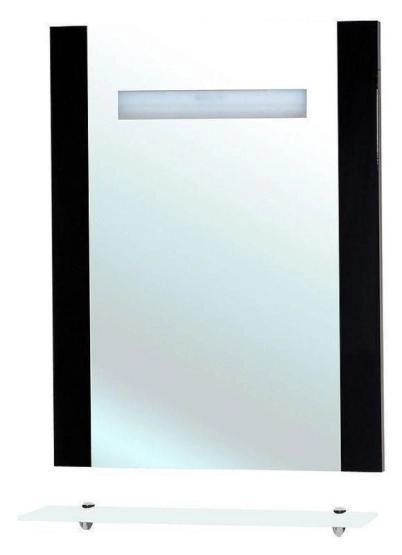 Зеркало Bellezza Берта 75 с полкой и подсветкой красное