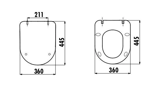 CREAVIT Крышка дуропласт с микролифтом ЗОЛОТО KC0903.01.0300E