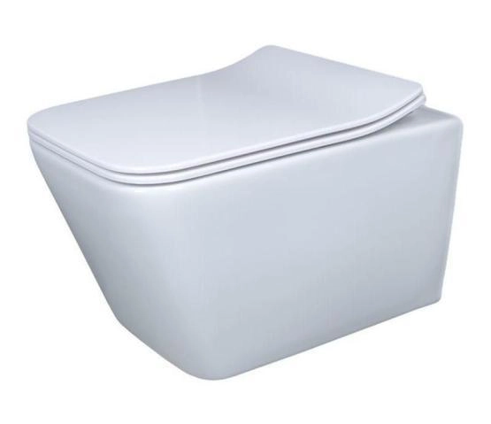 Унитаз Gid Tr2144 52 см подвесной безободковый микролифт белый