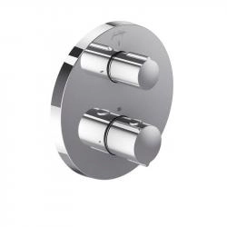 Смеситель Jacob Delafon ROUND E75390-CP для душа термостат хром