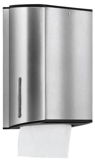 Дозатор бумажных полотенец Keuco Plan 14985070000 нержавеющая сталь/нержавеющая сталь finish