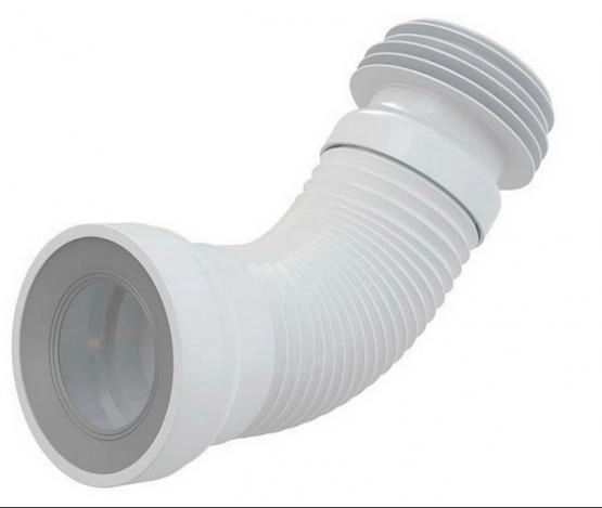 Гофра Alcaplast A97 фановая труба для унитаза, гибкая