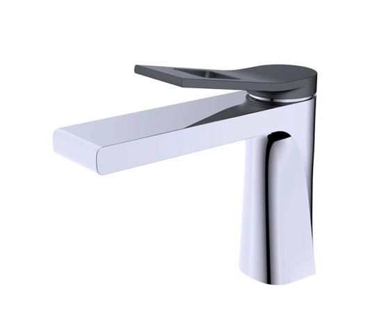 Смеситель для раковин Bronze de Luxe Element (EL02CB) хром | черный