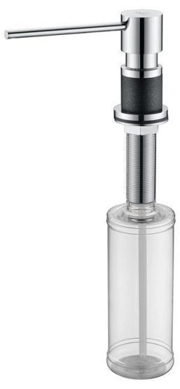 Дозатор для жидкого мыла Paulmark KRAFT, D003-401, антрацит