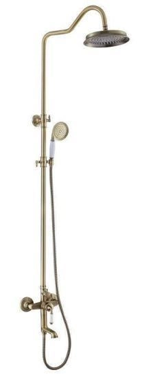 Душевая система ESKO со смесителем бронза ST300 Bronze бронза сатин