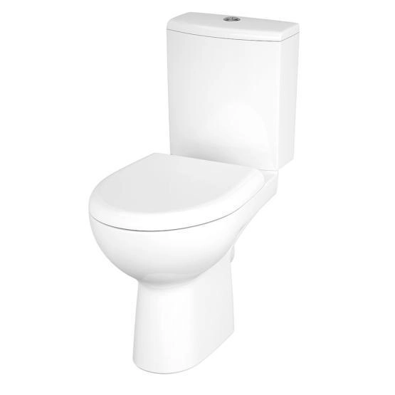 Унитаз Cersanit NATURE S-KO-NTR011-3/5-COn-DL-w безободковый, сидение дюропласт микролифт