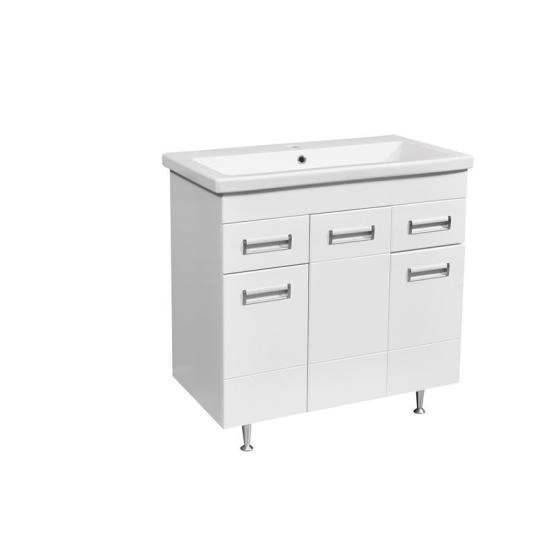 Тумба под умывальник Stella Polar Фиора 80, 2 ящ., Сомо 80