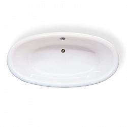 Ванна AquaStone Оливия ножки бронза 180х90 иск. камень