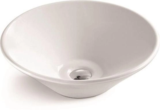 Раковина SantiLine SL-1068 41,5x41,5 на столешницу керамическая Белый