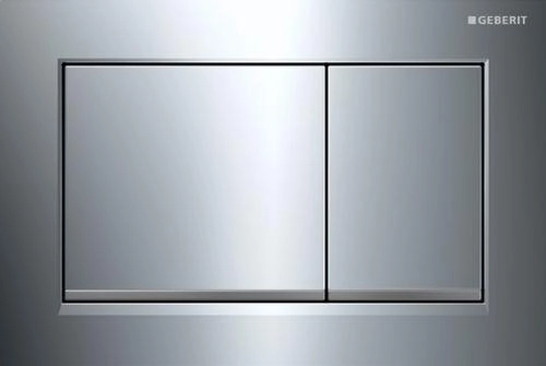 115.080.KH.1 Geberit Omega 30 Кнопка смывная для инсталляции, цвет глянцевый хром/матовый хром/глянцевый хром