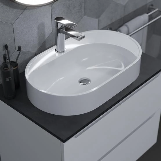 Раковина Uperwood Luna 60 см, овальная