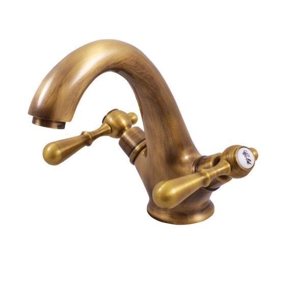 Смеситель Rav Slezak MORAVA RETRO MK428.5SM для раковины, цвет Бронза
